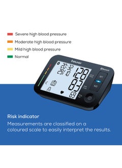 Beurer BM 54 Smart Automatic Blood Pressure Monitor for Home Use Blood Pressure Machine with Arrhythmia Detection & Colour-Coded Risk Indicator XL Upper-Arm Cuff 5 Year Warranty  - Image 4