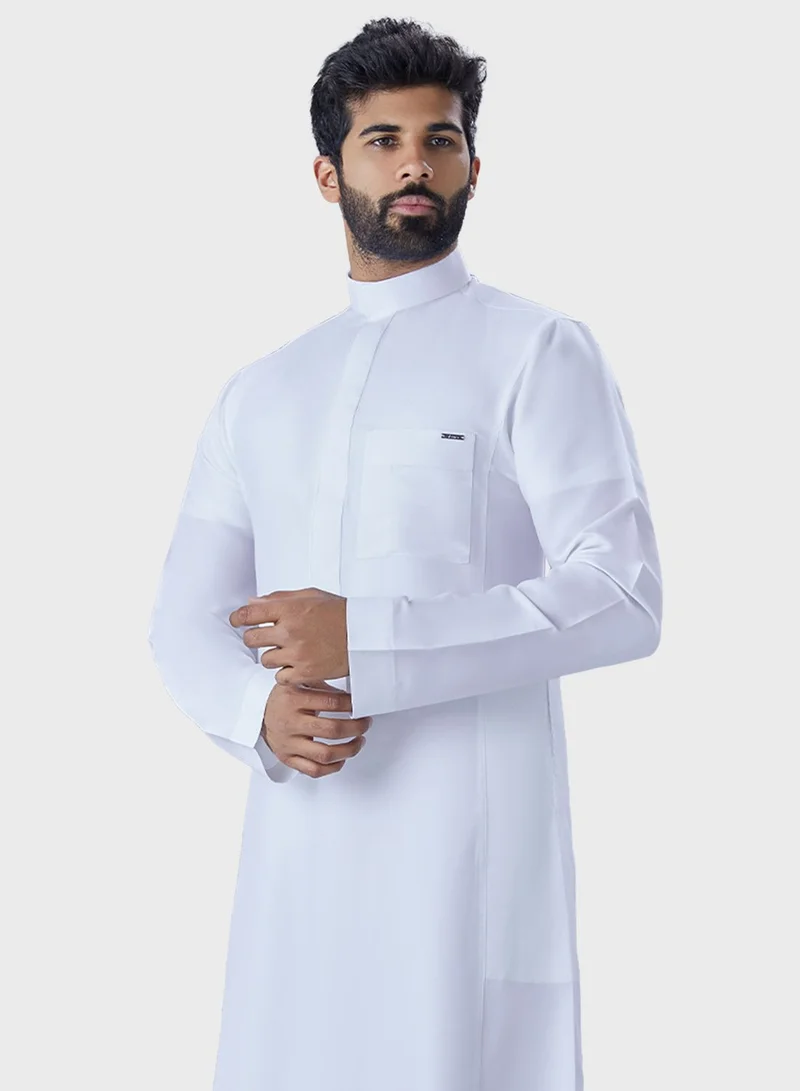 Mihyar Mandarin Collar Thobe