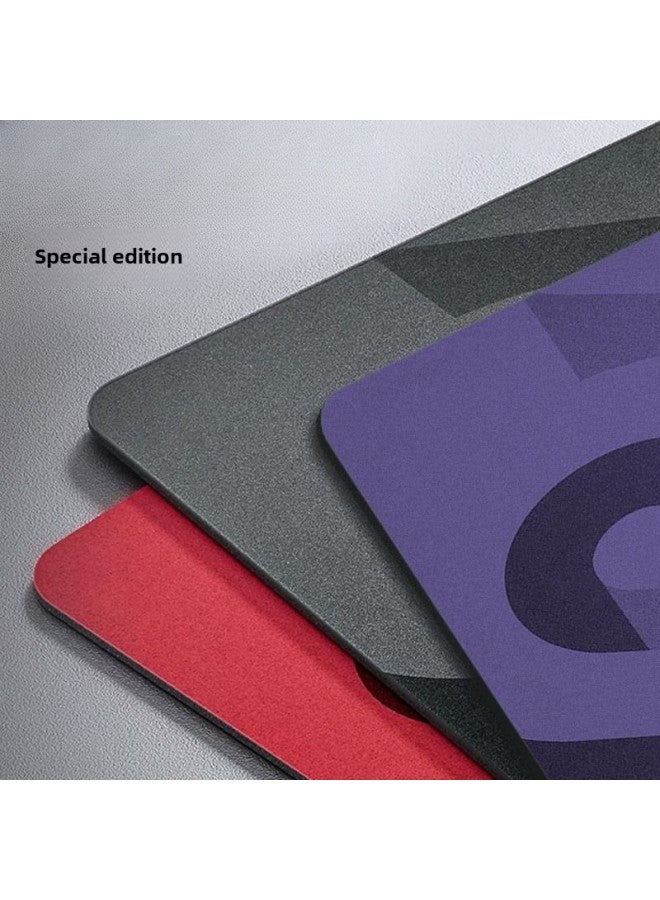 E-sports Game Mouse Pad Gsr Blazing Fps Super Fine-faced Rubber Game Csgo Smooth Desktop Moisture-proof-Color:285x320mm-6mm-Pattern:Wild Lotus - Image 2