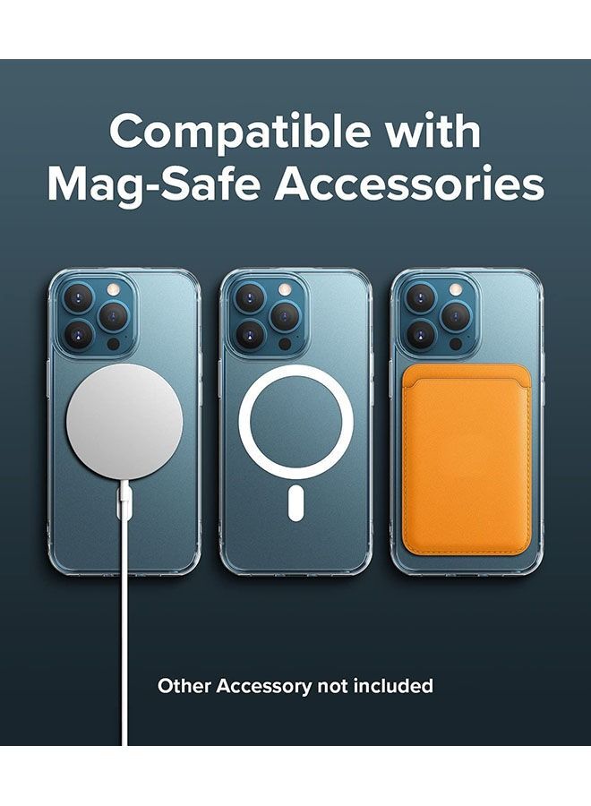 غطاء فروست صلب مغناطيسي شفاف لهاتف iPhone 13 Pro مع MagSafe شفاف غير لامع - Image 3