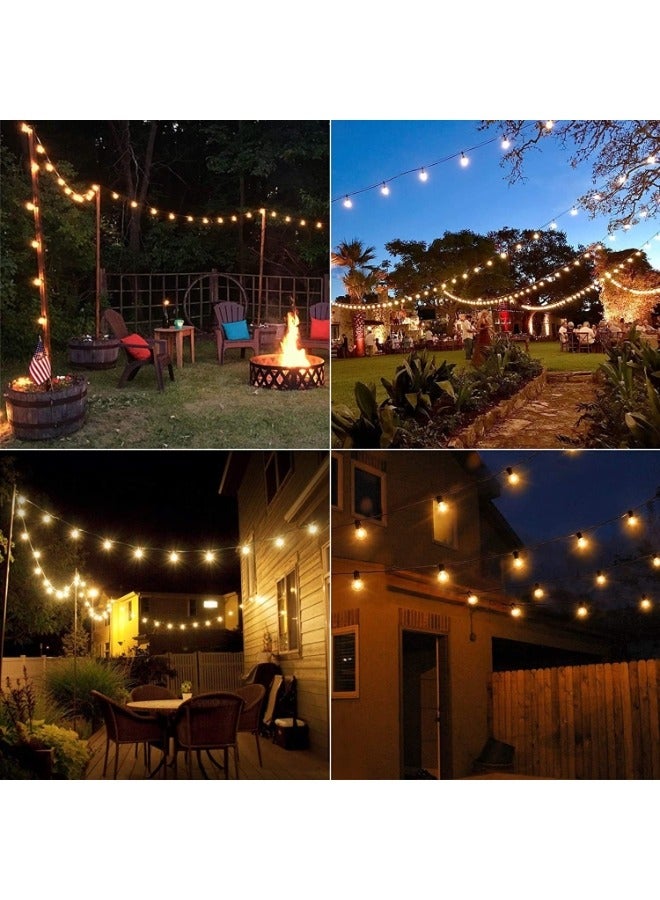 25 Packs Globe Festoon String Light Bulb  27feet Perfect for Outside Garden Backyard Balcony Camping Party - Image 5