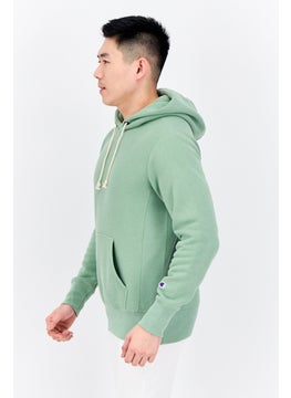 Champion Men Sportswear Fit Long Sleeve Outdoor Sweatshirts, Sage Green  - Image 2