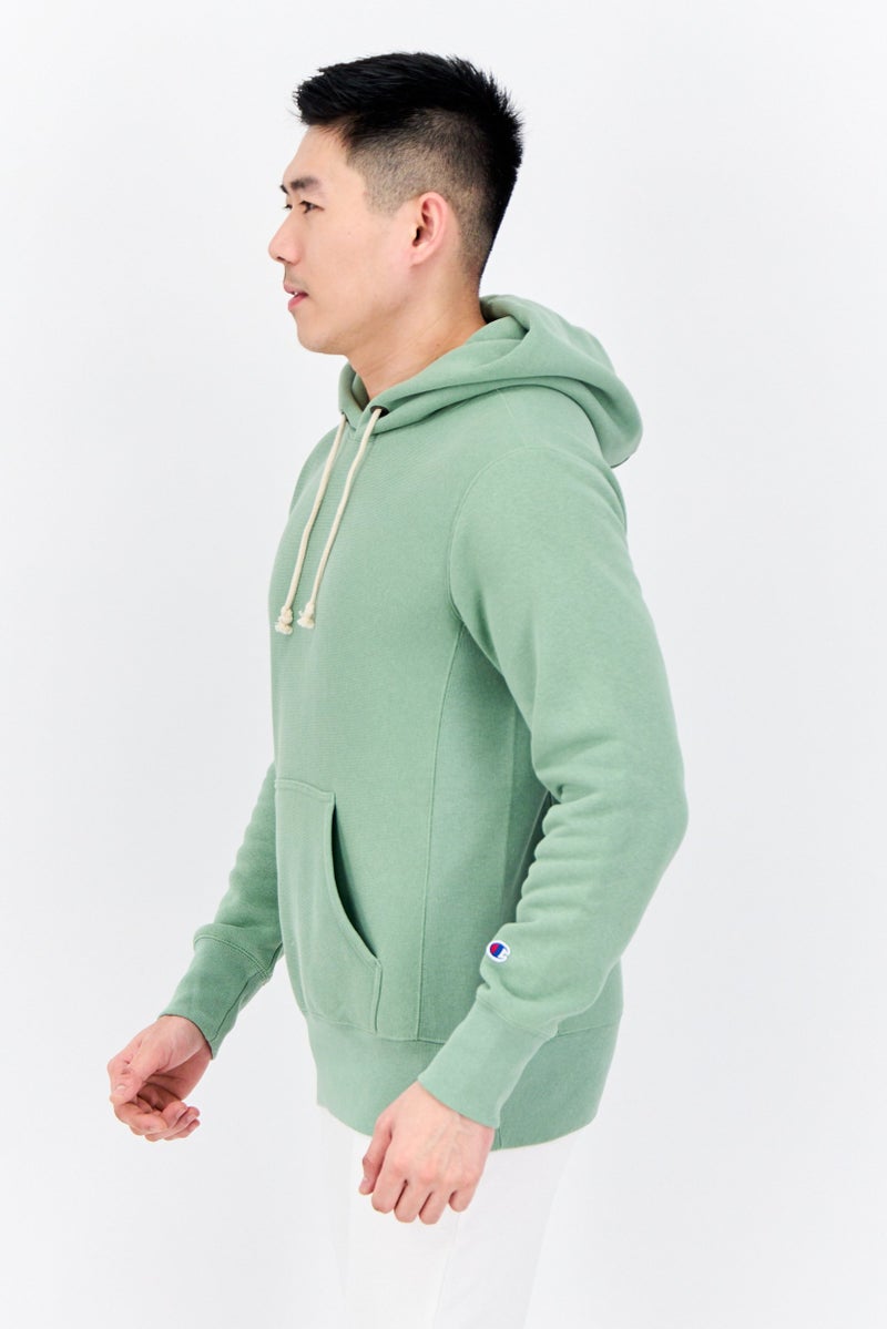 Champion Men Sportswear Fit Long Sleeve Outdoor Sweatshirts, Sage Green - Image 2