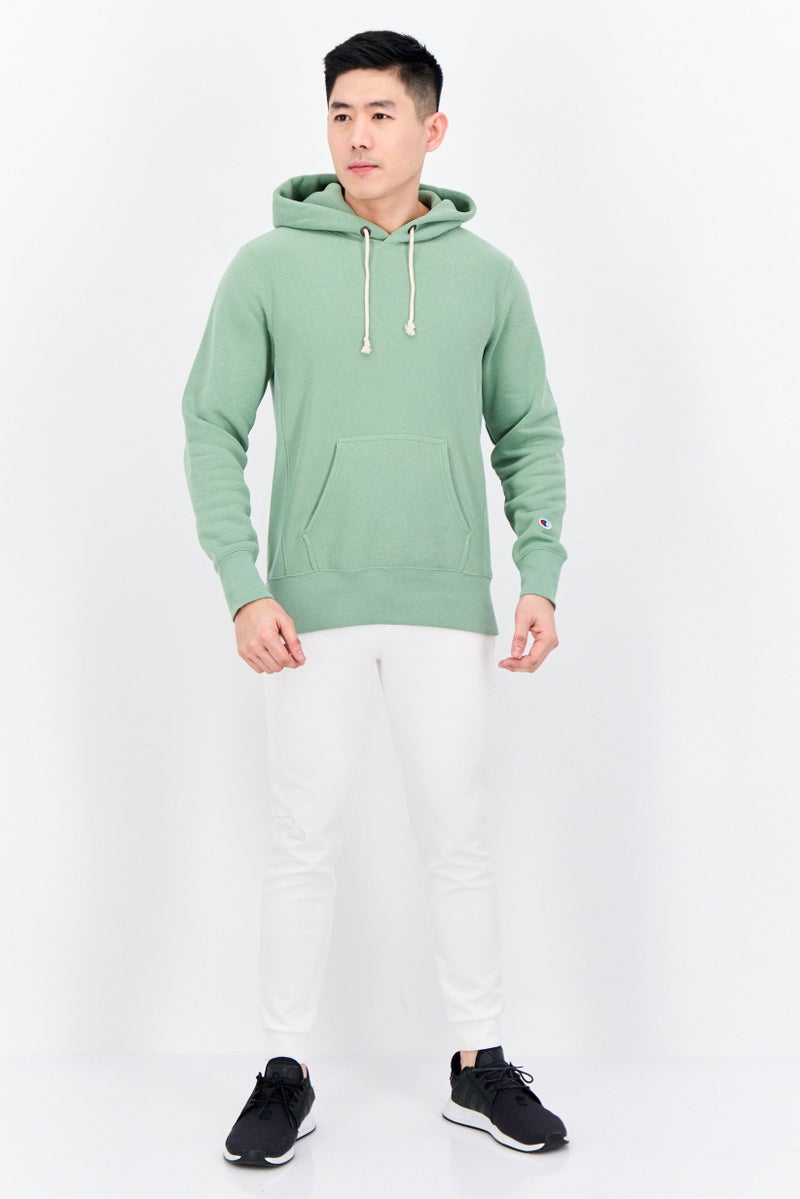 Champion Men Sportswear Fit Long Sleeve Outdoor Sweatshirts, Sage Green - Image 4