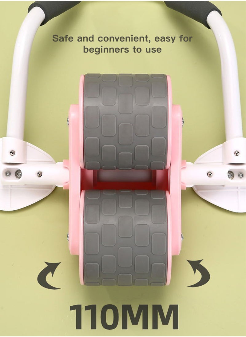Glanfen Multifunctional Abdominal Fitness Wheel, Automatic Rebound Abdominal Curling Wheel, Abdominal Muscle Training Tool (With Timer and Mobile Phone Holder)  - Image 4