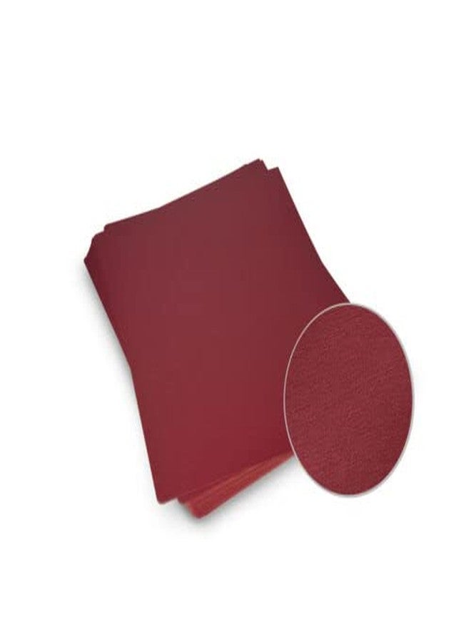 Red Leatherette Paper Covers with Rounded Corners for Binding Covers S20A