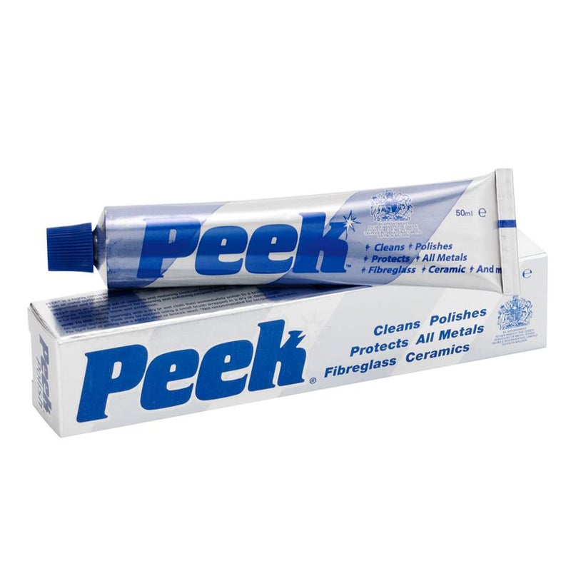 peek Tri-[Peek] [Peek] [Polish], Multipurpose [Metal] [Cleaner] and Protect All [Metal]s & Fibreglass, Aluminum, and Chrome, Silverware, Glass & Acrylics, 50ml Tube - Image 1