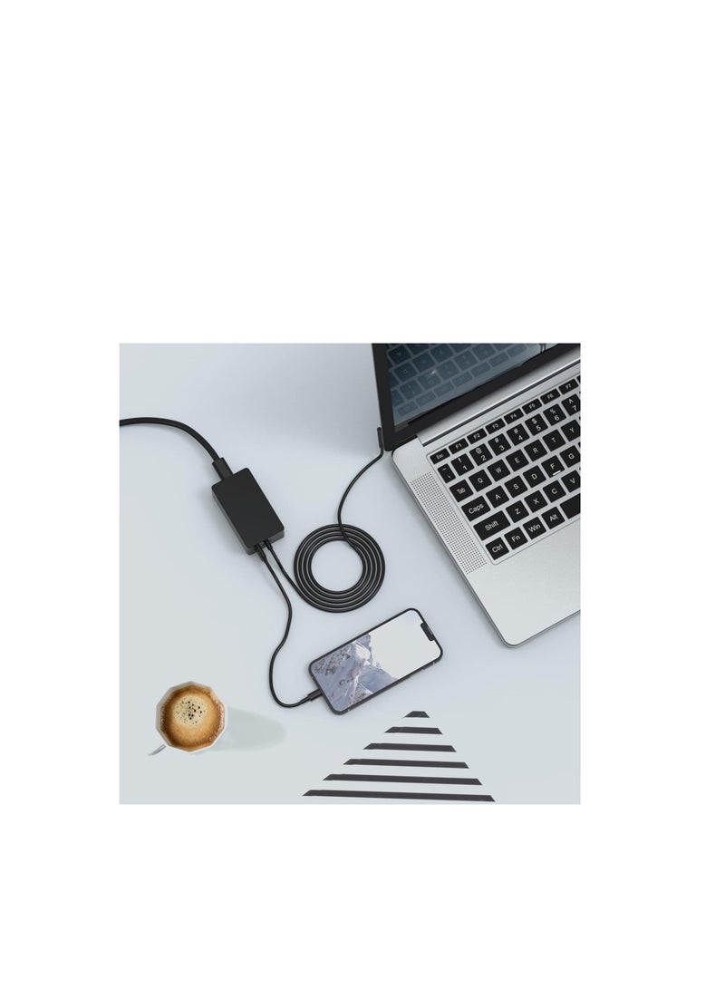 Terabyte 65W Surface Pro Charger Compatible Microsoft Surface Pro X/9/8/7/6/5/4/3 Surface Laptop1/2/3/4 Surface Go1/2/3 Surface Book 1/2/3 with USB Charging Port - Image 4