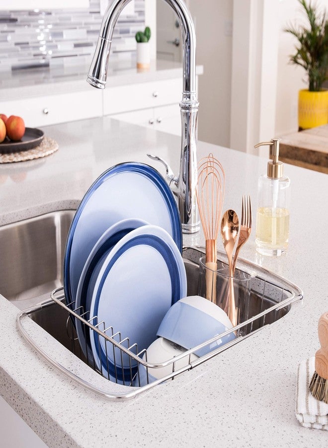 Better Houseware 1423 Stainless Steel Adjustable Over Sink Dish Drainer - Image 2