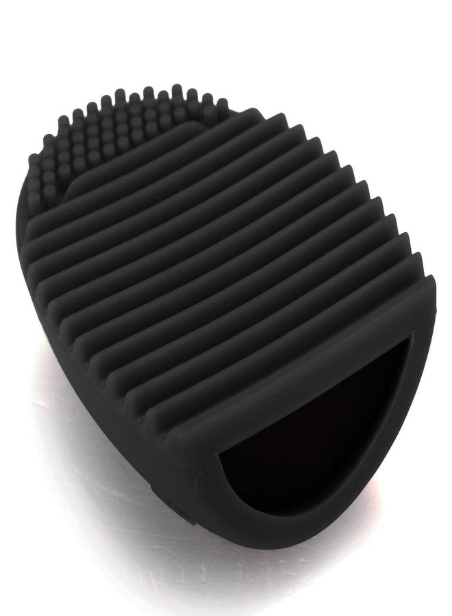 Gugzy Brush Egg The Cosmetic/Makeup Brush Cleaner/Cleaning Tool. Compact and Highly Effective. (Black) - Image 4