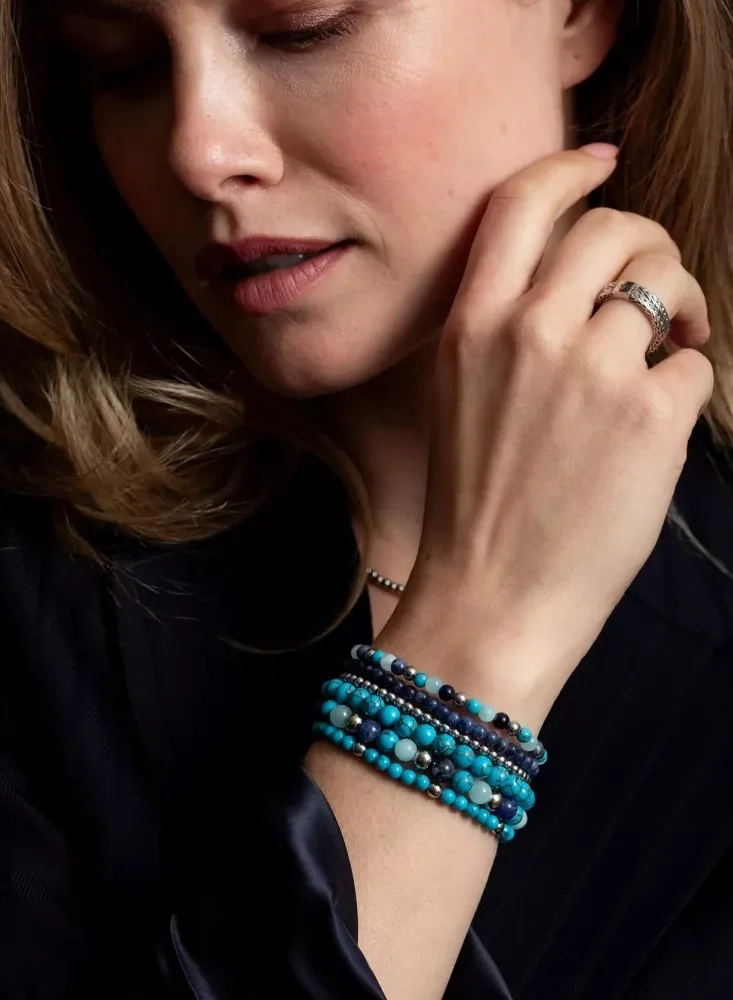 Rebel & Rose Blue Summer Vibes Bracelet - 6mm S - RR-60056-S-S