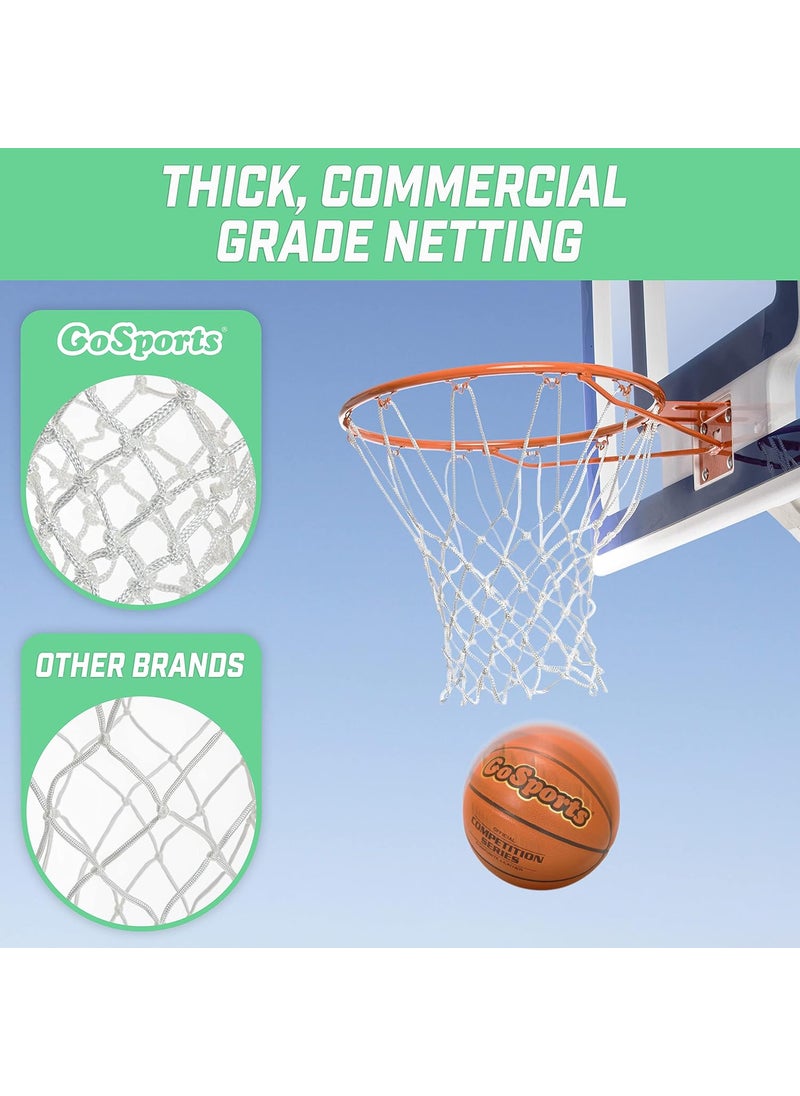 GoSports GoSports Regulation 18 Steel Basketball Rim  Choose from Fixed or Breakaway  Use for Replacement or Garage Mount  - Image 4