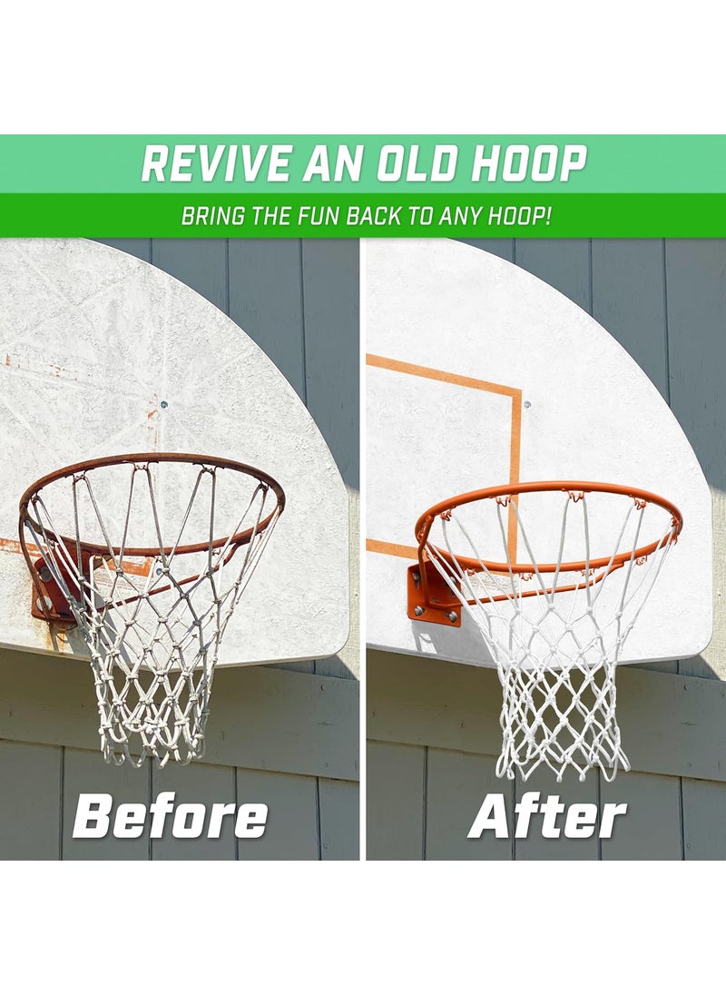GoSports GoSports Regulation 18 Steel Basketball Rim  Choose from Fixed or Breakaway  Use for Replacement or Garage Mount  - Image 5
