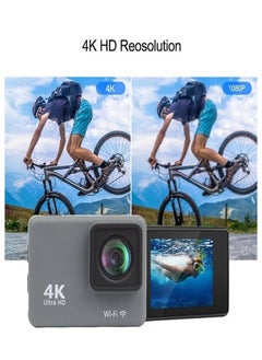 4K HD WiFi Anti-Shake Sports Camera Waterproof Remote Control Sports Camera with 128GB U3 Card, Remote Control and Accessories - pzsku/Z3F9B84406E7A2519AFB8Z/45/_/1723188411/1229cced-493c-4a4f-b70d-a39c60be1cc6