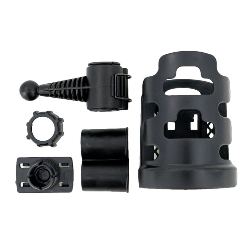 Black Plastic Car Backseat Cup Holder With Drain For Travel - Image 2