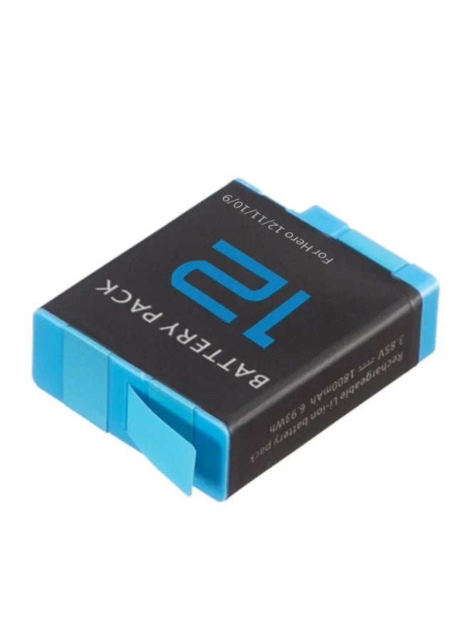 Compatible With Gopro 12 Camera Battery GoPro11 HERO10/9 Sports Camera Full Decoding Mobile Phone Charger-Color:9th Generation Battery