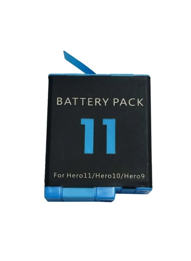 Compatible With Gopro 12 Camera Battery GoPro11 HERO10/9 Sports Camera Full Decoding Mobile Phone Charger-Color:9th Generation Battery