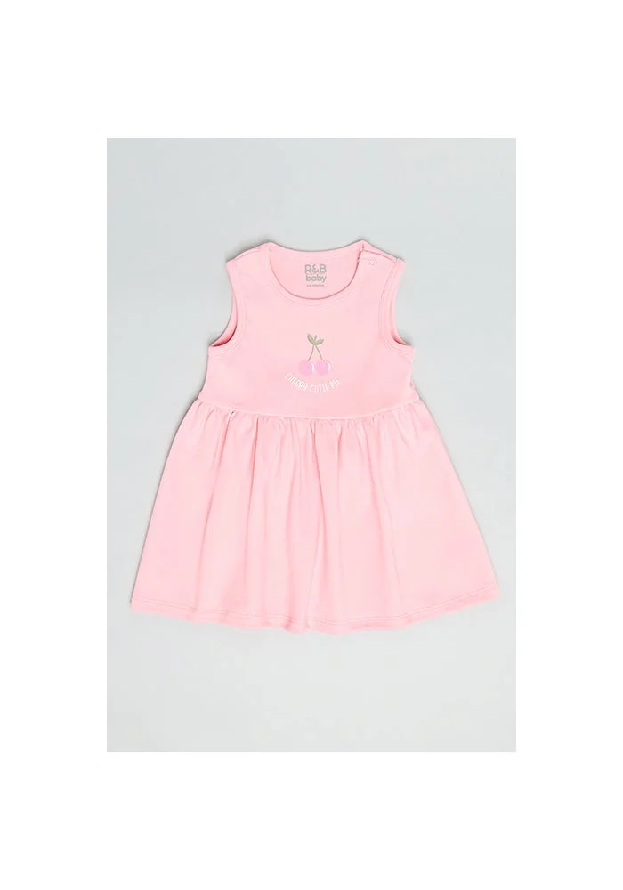 R&b 2 Pack Printed Sleeveless Fit & Flare Dress