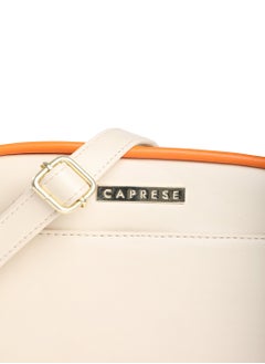CAPRESE Caprese Gracie Solid Cream Faux Leather Medium Sling Bag  - Image 2