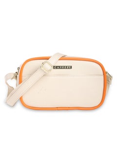 CAPRESE Caprese Gracie Solid Cream Faux Leather Medium Sling Bag  - Image 1