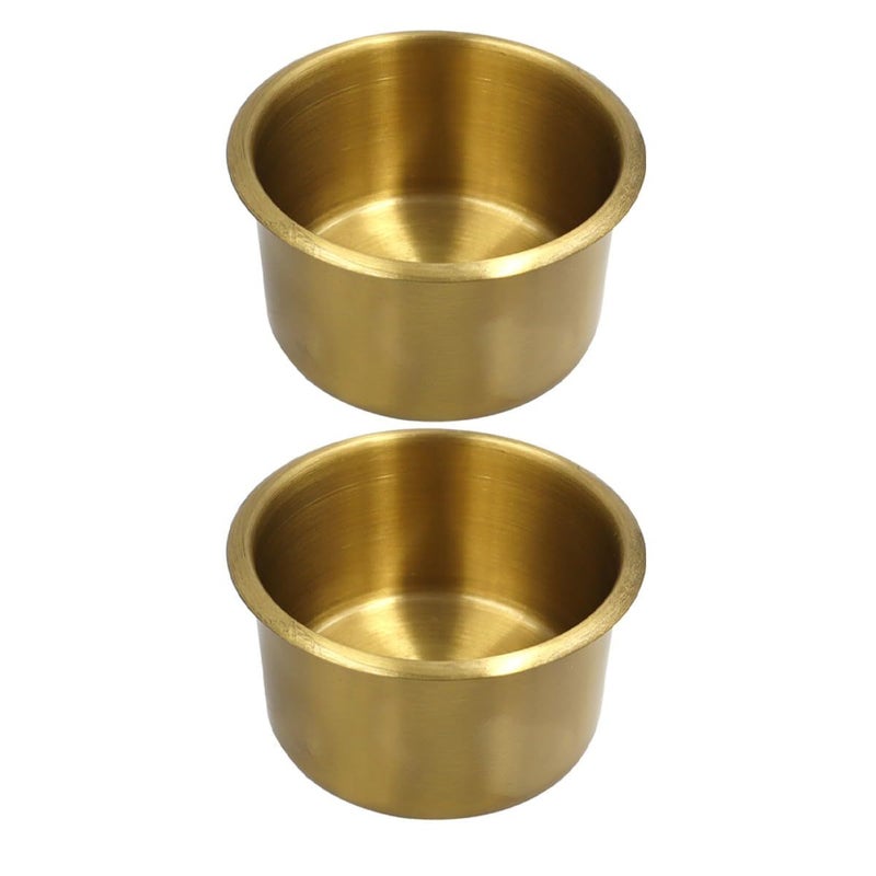 2pcs Insertable Metal Cup Holders for Car Boat RV Yacht 10 3x5 5cm - Image 2