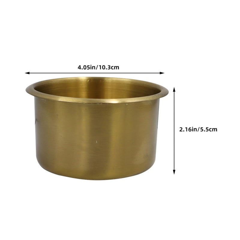 2pcs Insertable Metal Cup Holders for Car Boat RV Yacht 10 3x5 5cm - Image 3