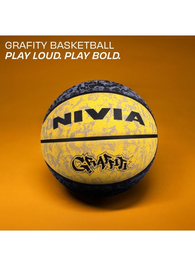 Nivia Graffiti Basketball - Size 7 - Image 1