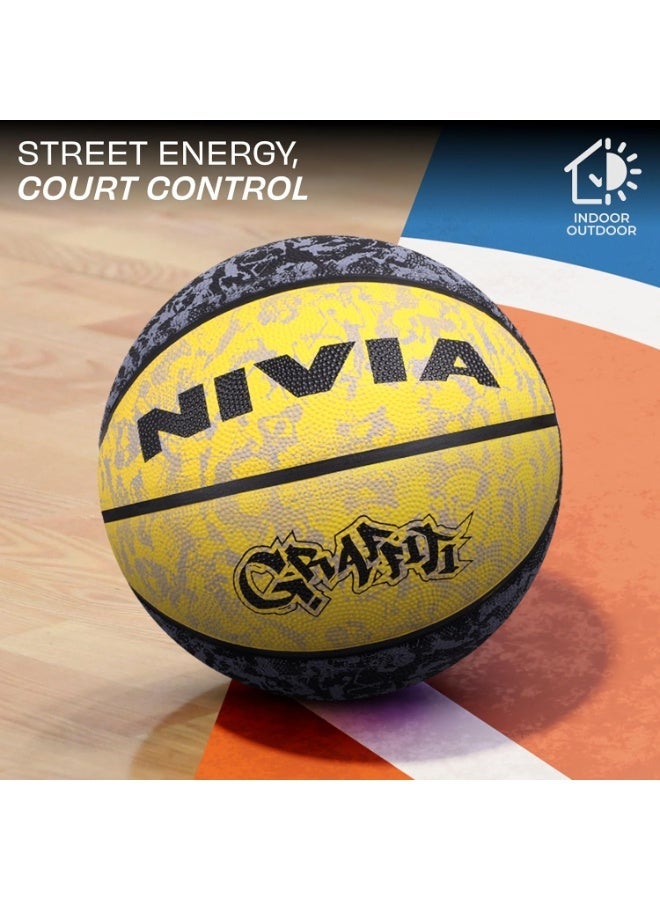 Nivia Graffiti Basketball - Size 7 - Image 5