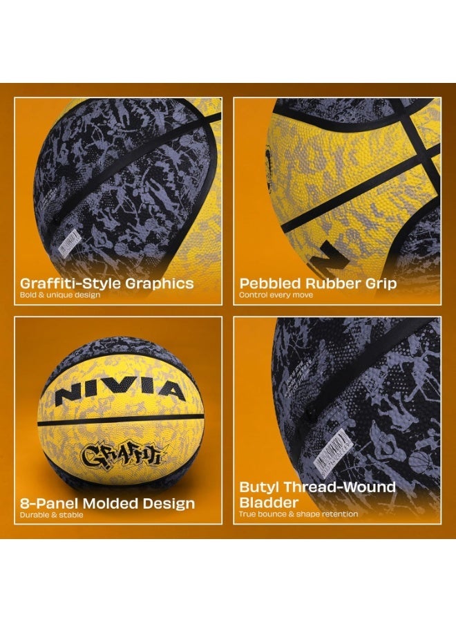 Nivia Graffiti Basketball - Size 7 - Image 4