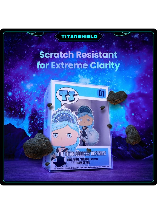 TitanShield 0.5mm Platinum UV and Scratch Resistant Pop Protectors Sleeve Case Compatible with Funko - 4" Inch Pop! Vinyl Figures (20 Count) - Image 4