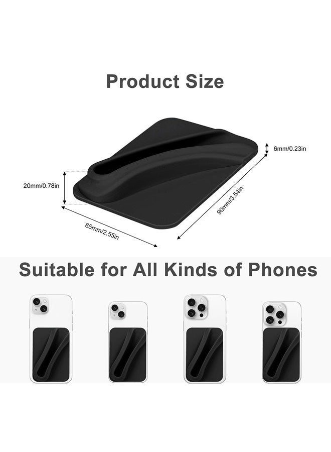 ShebSheb Silicone Lip Holder for Cell Phone Lipstick Lip Glaze Phone Case Back Stick On Holder for Most Phone Models  - Image 2