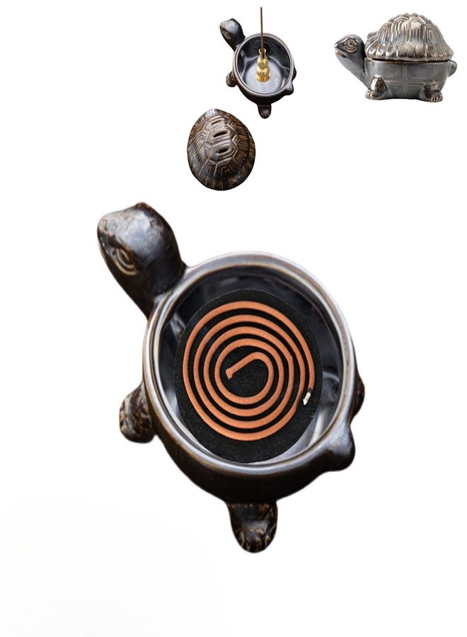 KKpxafl Ceramic Incense Burner, Multi-Functional Incense Burner Holder for Incense Sticks, Coil Incense and Cones, Perfect Home Decor - Image 1