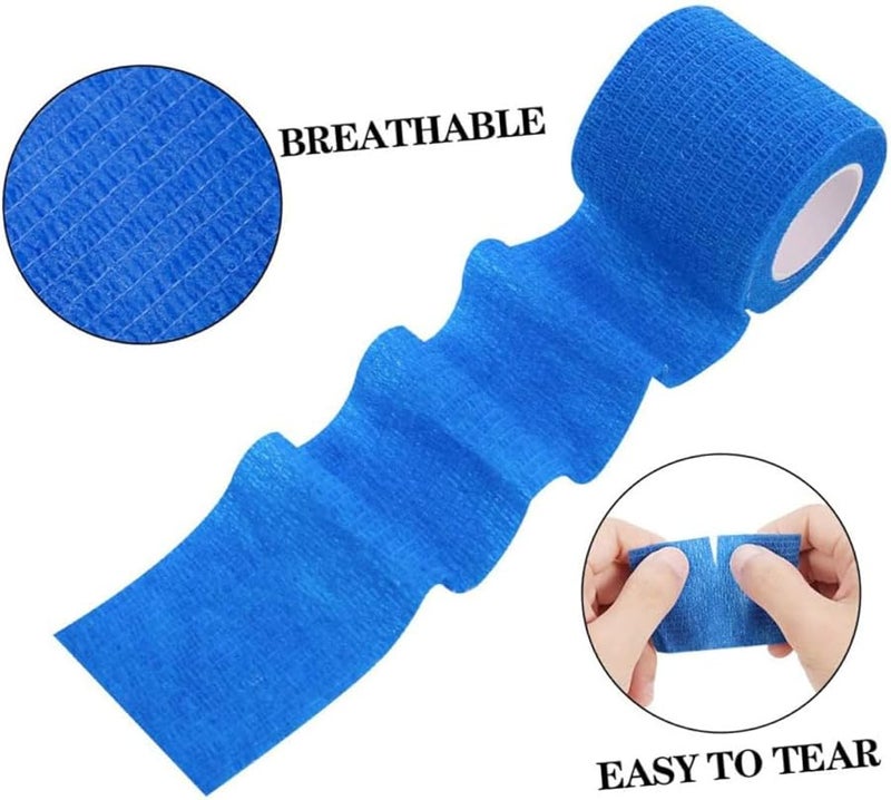3 قطع من الشريط الرياضي اللاصق الذاتي، ضمادة مرنة للف حول الإصابات، ضمادات متماسكة مريحة للرياضيين والأنشطة الخارجية - Image 5