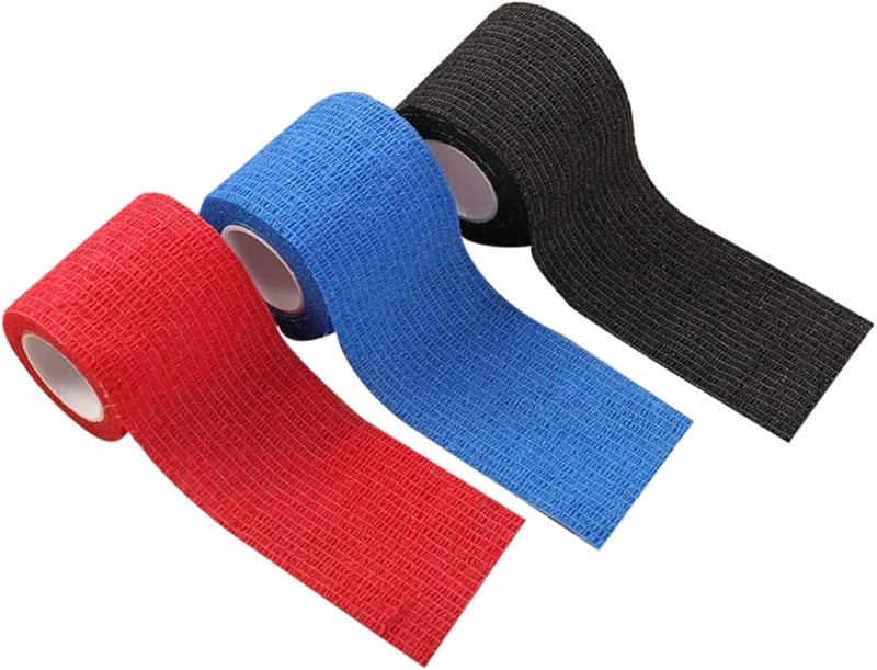 3 قطع من الشريط الرياضي اللاصق الذاتي، ضمادة مرنة للف حول الإصابات، ضمادات متماسكة مريحة للرياضيين والأنشطة الخارجية - Image 2