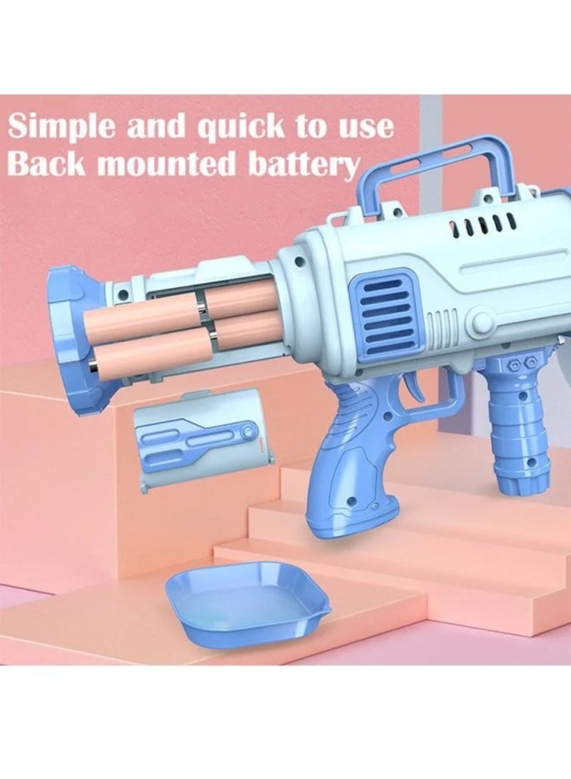 LOWHAT 32 Hole Design Portable Large Capacity Bazooka Bubble Gun Toy - Image 2