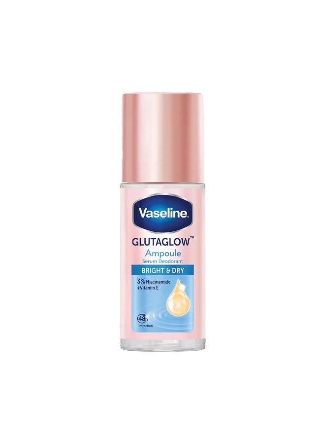GLUTAGLOW Ampoule Serum Deodorant Bright & Day 3% Niacinamide +Vitamin E 45ML