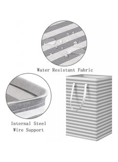 AIWANTO 2PCS Large Collapsible Laundry Bags Laundry Baskets Portable Travel Foldable Hamper  with Easy Carry Handles Freestanding Clothes Hampers for Laundry Bedroom, Dorm, Clothes, Towels, (75L/40*30*60)  - Image 5