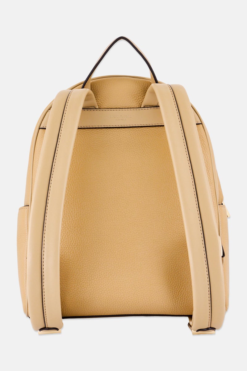 Michael Kors Women Brand Logo Backpack, Tan - Image 3