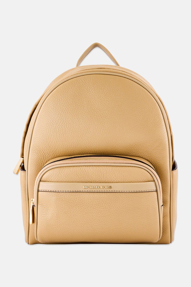 Michael Kors Women Brand Logo Backpack, Tan - Image 1