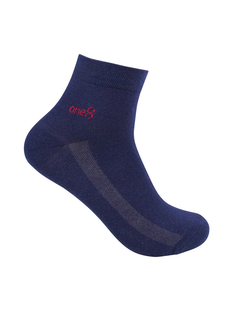 ONE8 by Virat Kohli ANTIMICROBIAL Ankle Socks For Men | Smart Casuals, Travel, Gym, Leisure-Walk | Cotton | Multicolor | Pack of 10 - Image 4