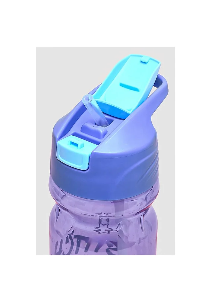 R&b  Stitch Print Sipper Water Bottle - 500ml  | Best Price UAE