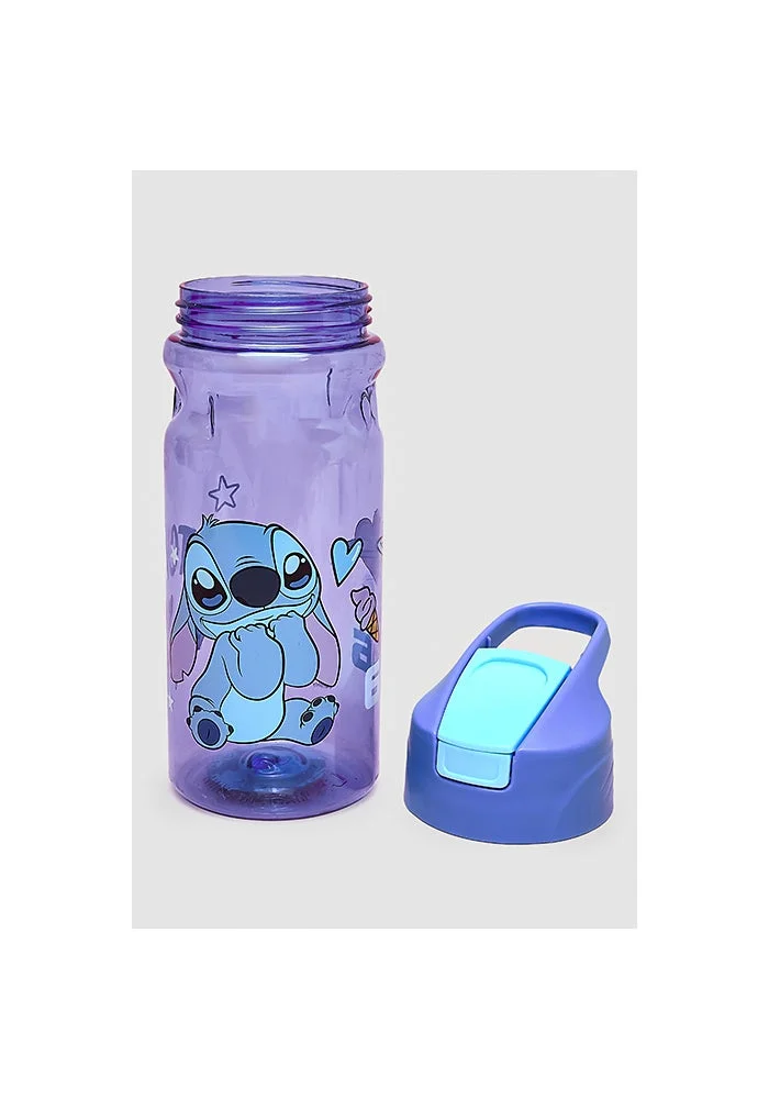 R&b  Stitch Print Sipper Water Bottle - 500ml  | Best Price UAE