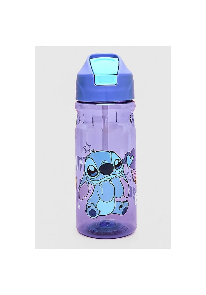 Stitch Print Sipper Water Bottle - 500ml