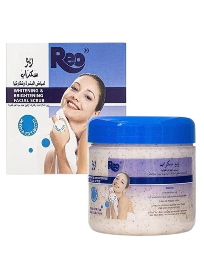REO Whitening And Brightening Facial Scrub 300ml  - Image 1