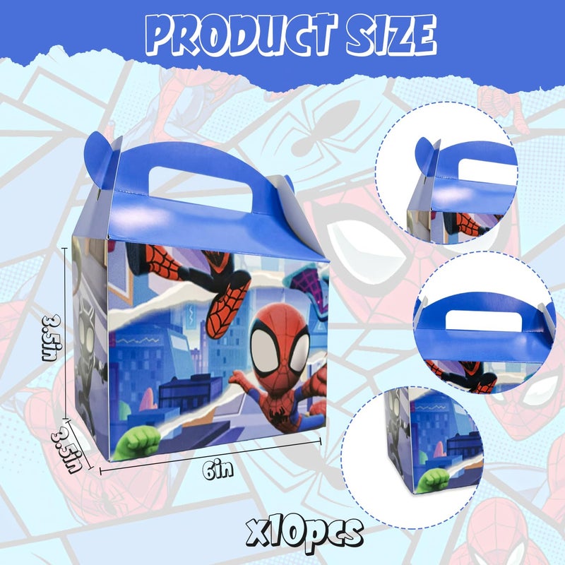 MUSNOW 10Pack Spidy Amazing Friends Birthday Party Supplies include 20 plates, 20 napkins,for the Spidy Amazing Friends Party Decoration ((spidy10tanggh)) - Image 3