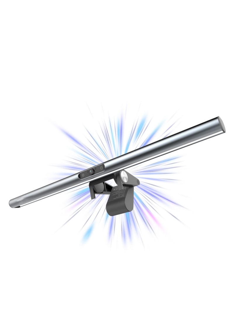 Excefore شريط إضاءة الشاشة، إضاءة كمبيوتر LED قابلة للتعتيم للقراءة الإلكترونية، شريط شاشة يعمل باللمس مزود بـ USB لمكتب/مكتب منزلي/منزل/لعبة (40 سم) - Image 1