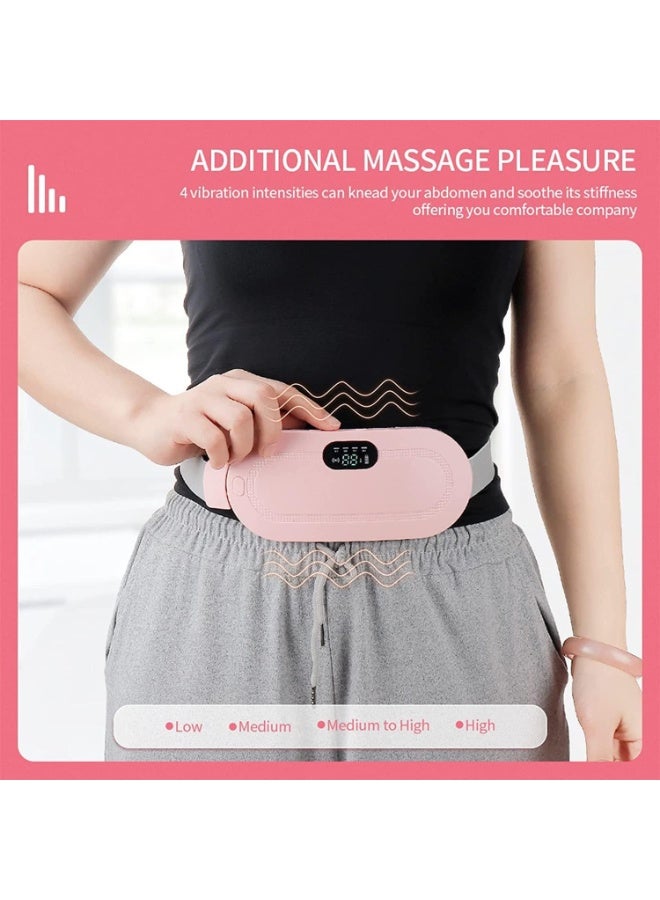 SUKILO Heating Pad for Cramps – Cordless Menstrual Relief Belt, Electric Heating Pad for Period Pain with 3 Heat Levels & 4 Massage Modes – Portable, Lightweight & Fast Heating Waist Belt  - Image 5
