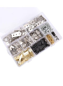 KASTWAVE 415 PCS Picture Hanging Tool Kit, with Heavy Duty Sawtooth Hangers, 5 Sizes of D-rings, Screws,Used for Hanging Photo Frame, Pictures, Clock, Mirror, Paintings Frame, Home Decoration Artwork etc.  - Image 1