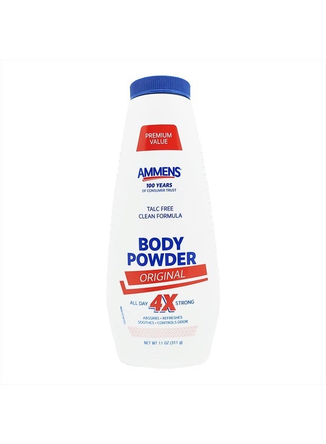 Ammens Medicated Powder, Original Scent, 11 oz. - Image 1