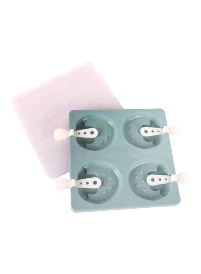 NIBEMINENT 3-Piece Ice Cream Stick Mold Set Green/White 20x20x5cm